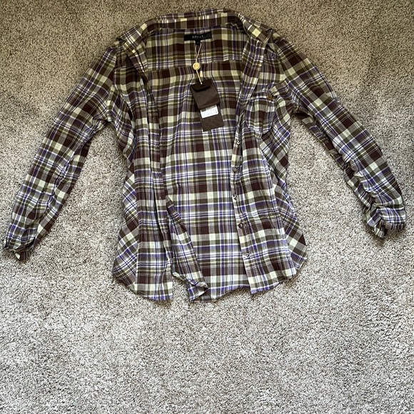 Vintage Firenze 1921  Plaid Button up Tops